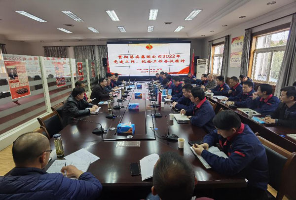 公司召開(kāi)會(huì )議傳達集團公司黨建工作、紀檢工作會(huì )議精神